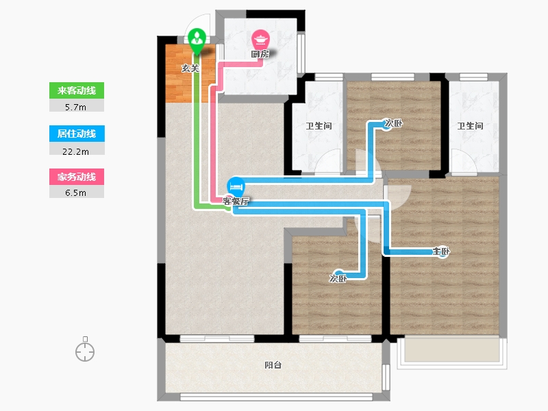 江苏省-苏州市-金茂智慧科学城-97.10-户型库-动静线