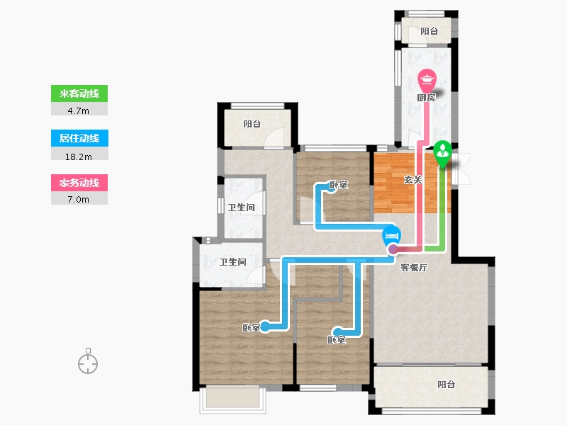 江苏省-苏州市-佳兆业悦峰-100.00-户型库-动静线