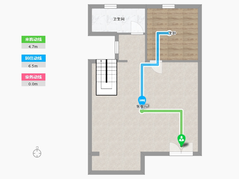 陕西省-西安市-中天诚品-61.65-户型库-动静线