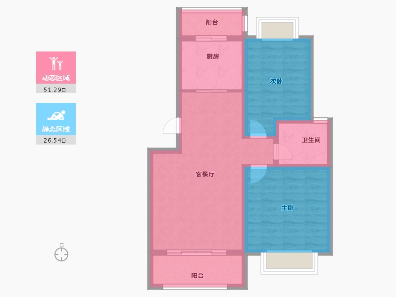 陕西省-安康市-滨水宜居-69.00-户型库-动静分区