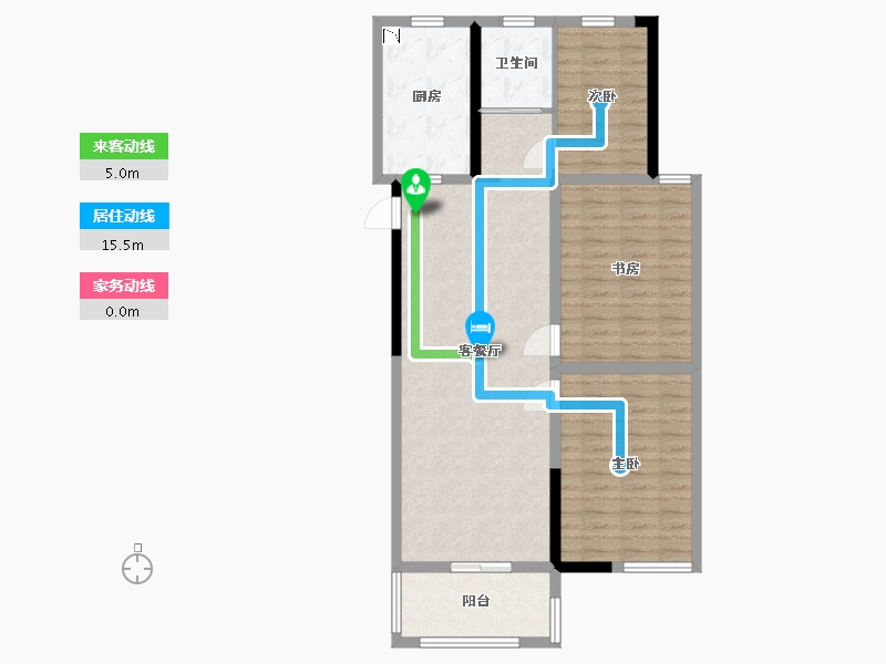 江苏省-盐城市-承亿西湖一品-94.40-户型库-动静线