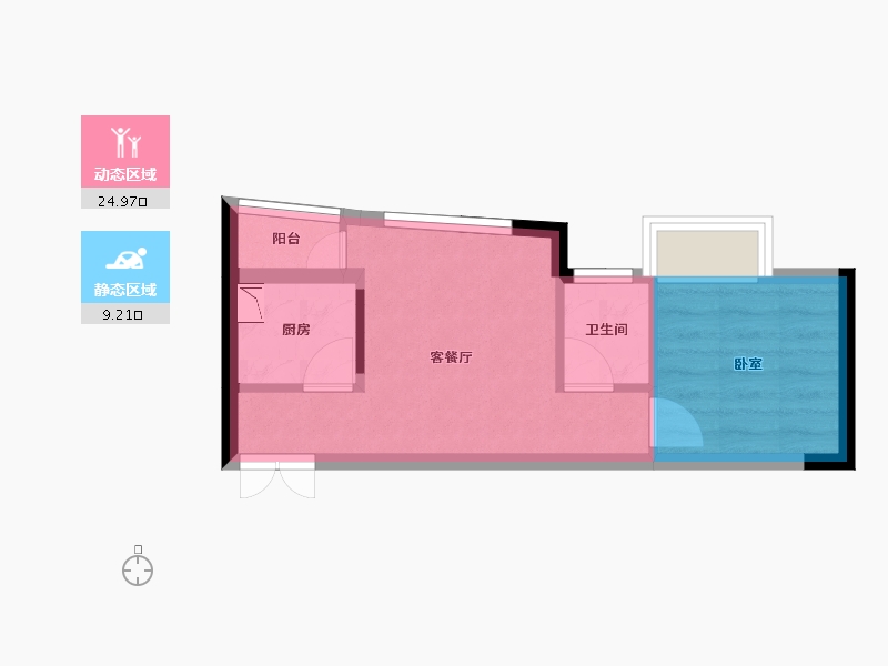 广西壮族自治区-玉林市-华商国际美国城-29.61-户型库-动静分区