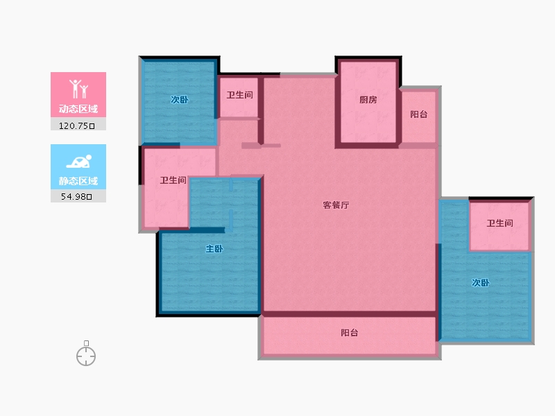 江苏省-盐城市-兴邦中央公园-158.40-户型库-动静分区