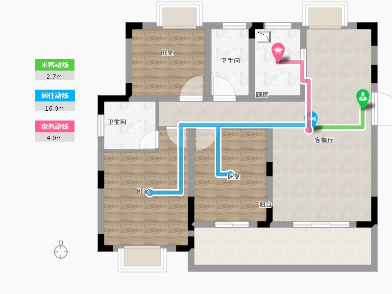 江西省-抚州市-明屹明樾台-91.00-户型库-动静线