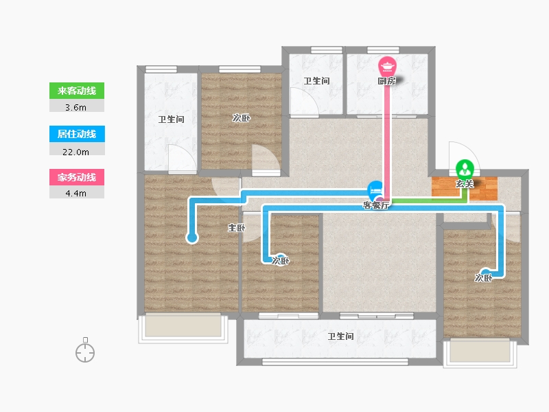 江苏省-无锡市-万科北门塘上-113.00-户型库-动静线