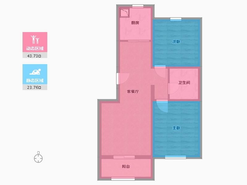 青海省-西宁市-和泰居-59.00-户型库-动静分区