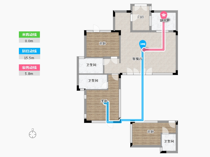 云南省-保山市-景业高黎贡小镇-112.52-户型库-动静线