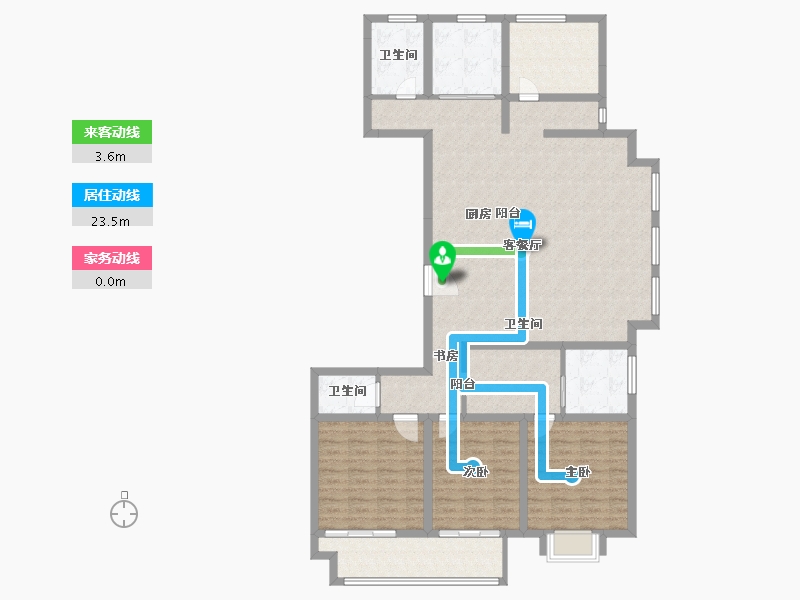 江苏省-常州市-五星星韵城-142.00-户型库-动静线