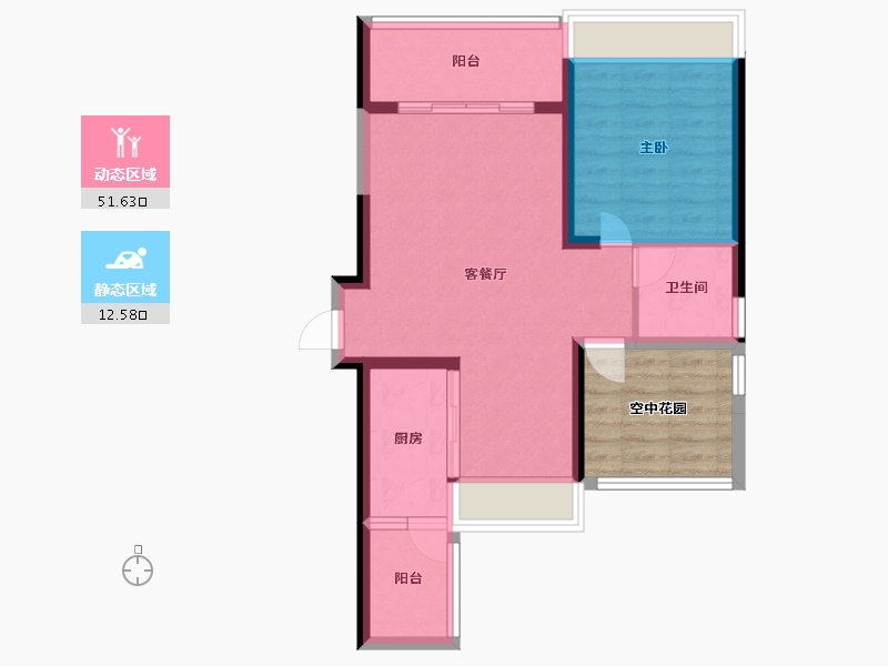 广西壮族自治区-北海市-亿海·澜泊湾-65.07-户型库-动静分区