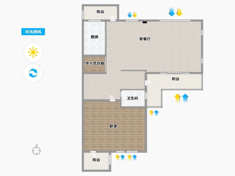 江苏省-镇江市-中建大观京江府-199.00-户型库-采光通风