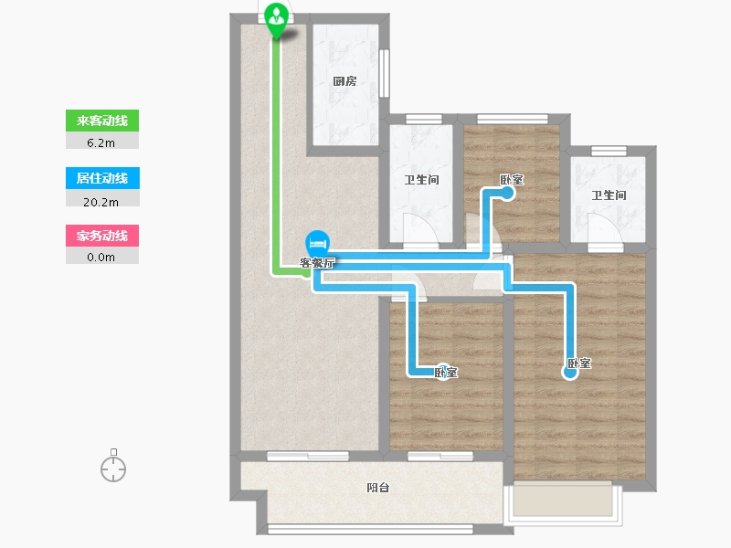 江苏省-镇江市-中建大观京江府-87.00-户型库-动静线