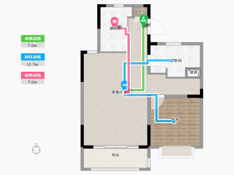 江苏省-苏州市-水月源岸花园-106.00-户型库-动静线