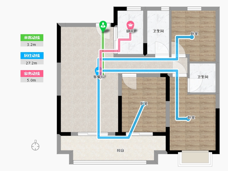 江苏省-镇江市-信达·香堤明珠-92.01-户型库-动静线