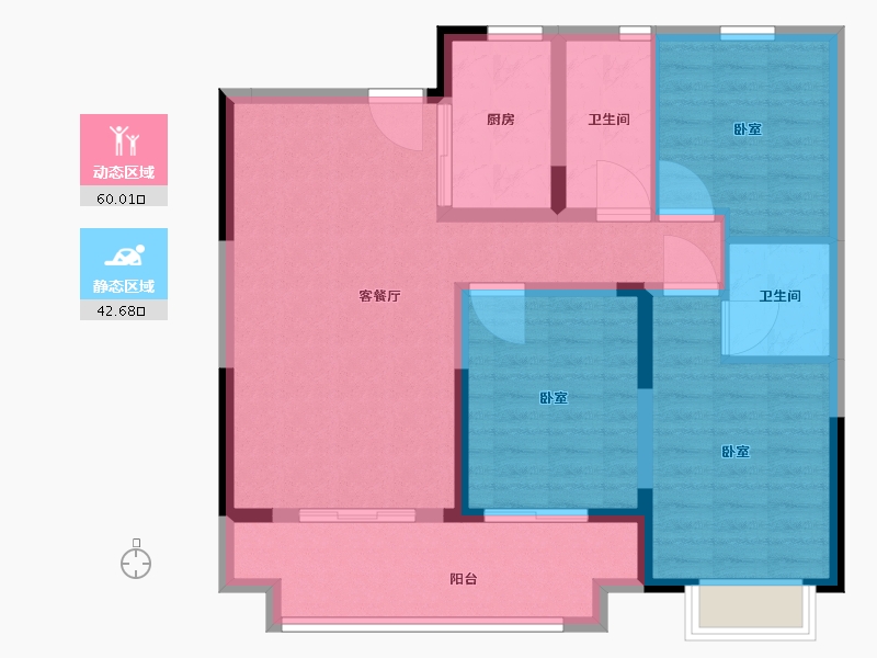 江苏省-镇江市-信达·香堤明珠-92.01-户型库-动静分区