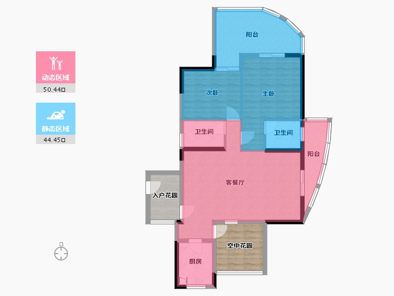 广西壮族自治区-北海市-亿海·澜泊湾-97.84-户型库-动静分区