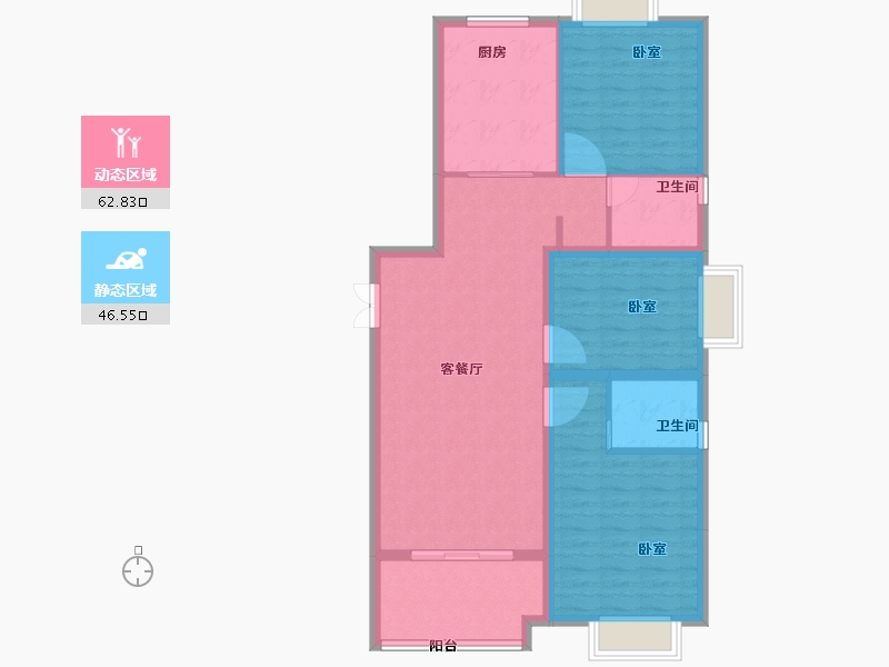 江苏省-泰州市-久源尚郡-99.00-户型库-动静分区