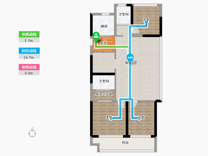 江苏省-苏州市-张家港中旅名门府-98.19-户型库-动静线