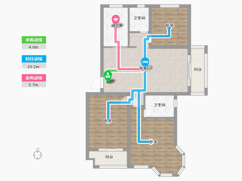 江苏省-盐城市-富方东方绿洲-92.99-户型库-动静线