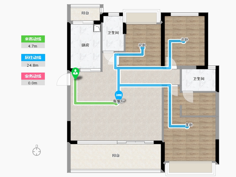 云南省-保山市-景业高黎贡小镇-108.19-户型库-动静线