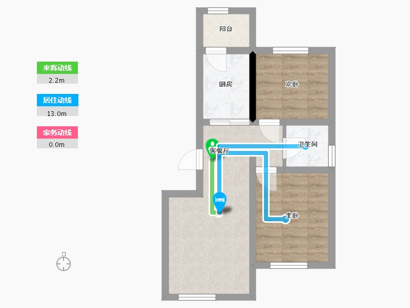 青海省-西宁市-和泰居-44.19-户型库-动静线