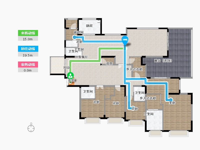 陕西省-宝鸡市-石鼓·观山堂-320.00-户型库-动静线