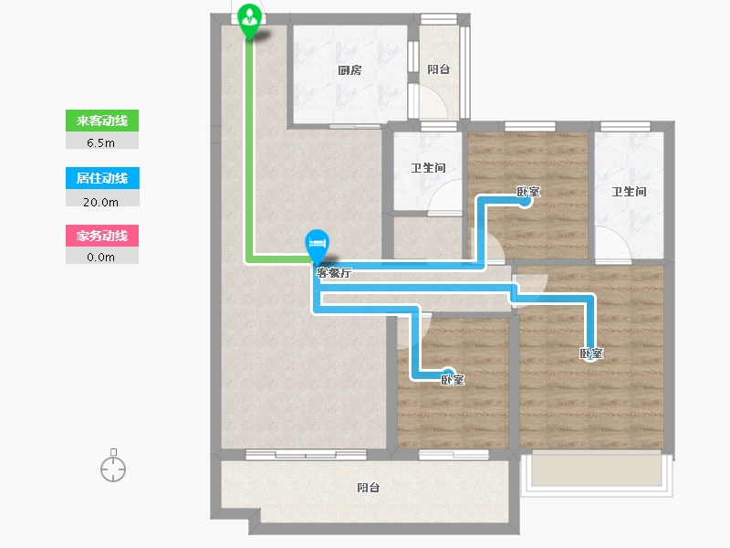 江苏省-镇江市-碧桂园·云顶-92.08-户型库-动静线