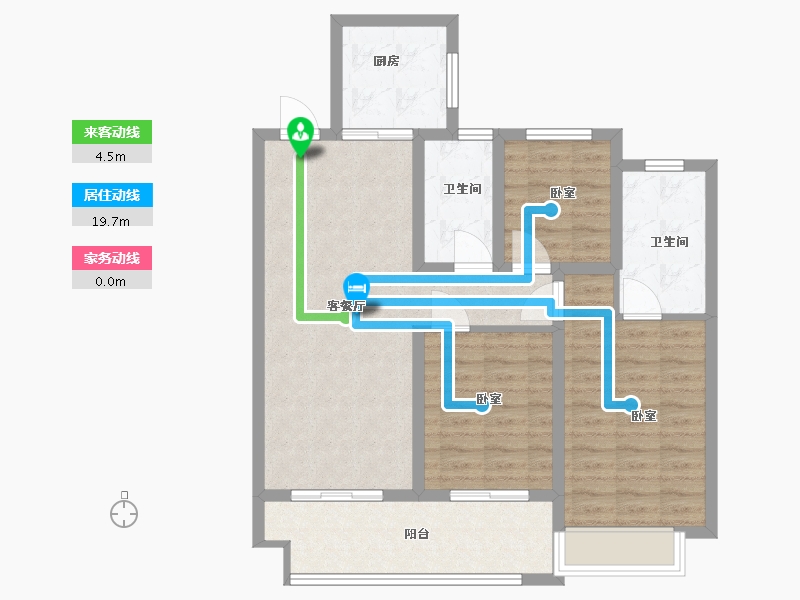 江苏省-镇江市-中建大观京江府-86.38-户型库-动静线