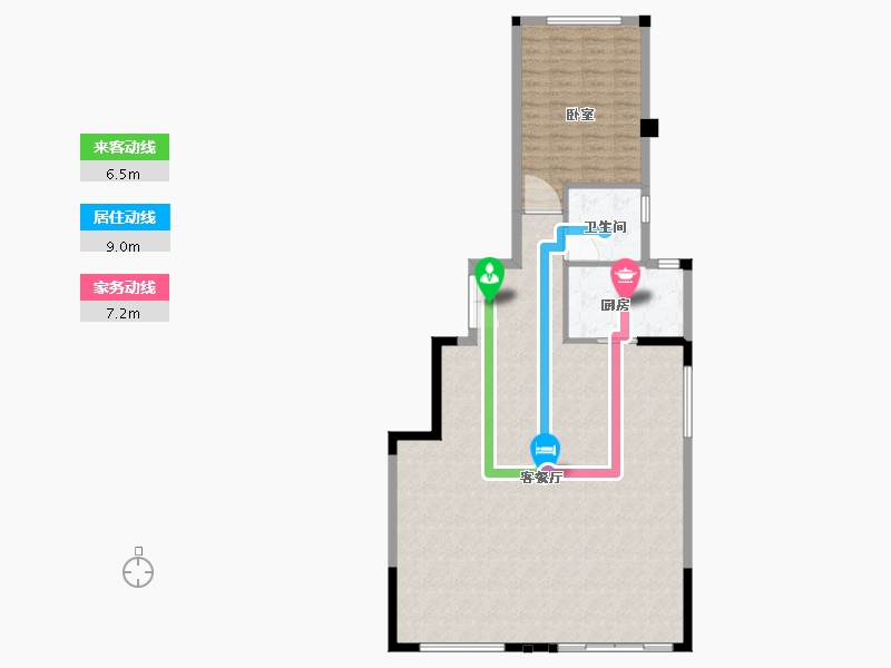 福建省-泉州市-聚龙世茂国风-108.00-户型库-动静线