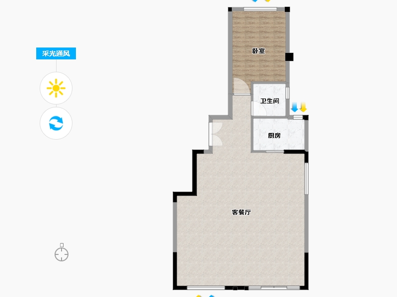 福建省-泉州市-聚龙世茂国风-108.00-户型库-采光通风