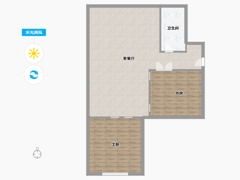 山东省-青岛市-合创大厦-94.10-户型库-采光通风