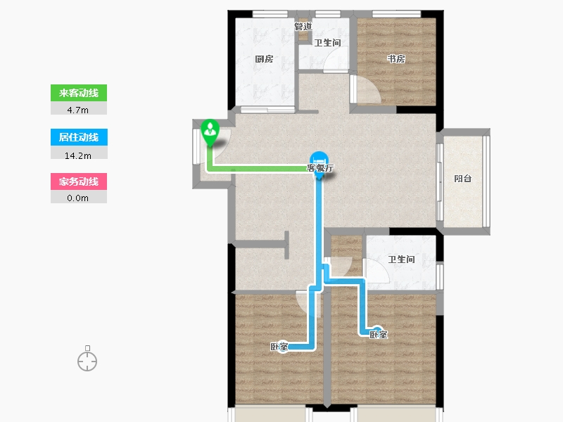 山东省-济南市-锦悦府-94.00-户型库-动静线