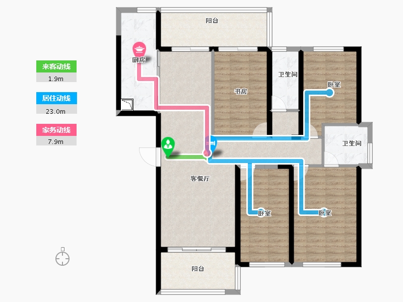 福建省-莆田市-外滩壹号-122.00-户型库-动静线