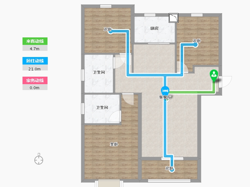 山东省-青岛市-海尔产城创鼎世华府-106.00-户型库-动静线