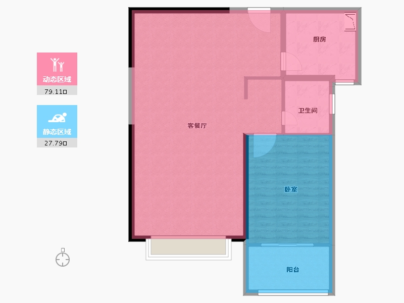 福建省-泉州市-财富中心广场-98.15-户型库-动静分区