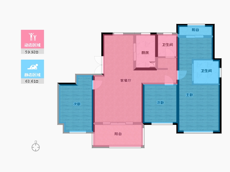 江西省-南昌市-恒润幸福誉品-110.00-户型库-动静分区