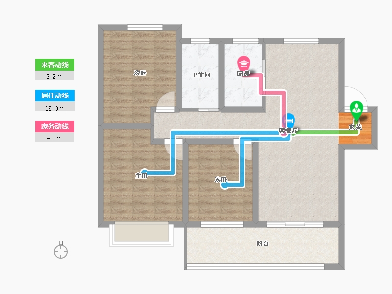 安徽省-阜阳市-爱梦悦城-89.00-户型库-动静线