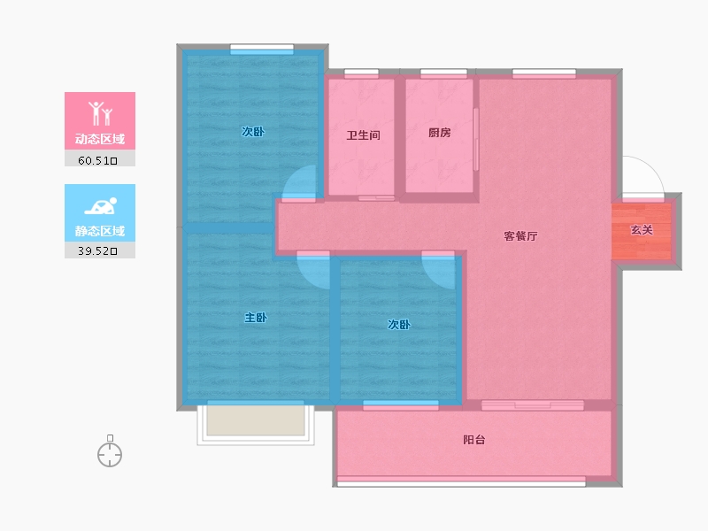 安徽省-阜阳市-爱梦悦城-89.00-户型库-动静分区