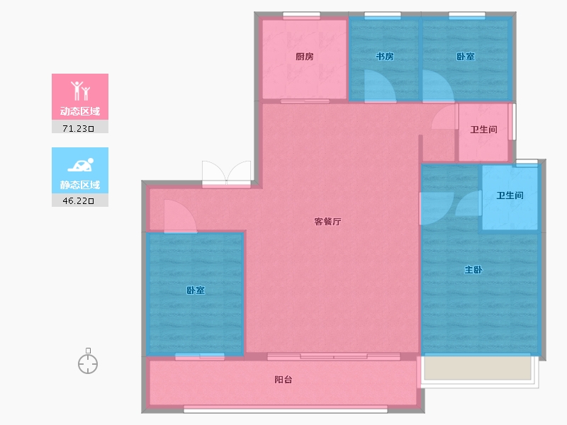 山东省-淄博市-悦府-108.29-户型库-动静分区