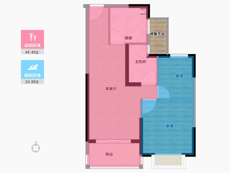 浙江省-丽水市-恒大悦澜湾-62.01-户型库-动静分区