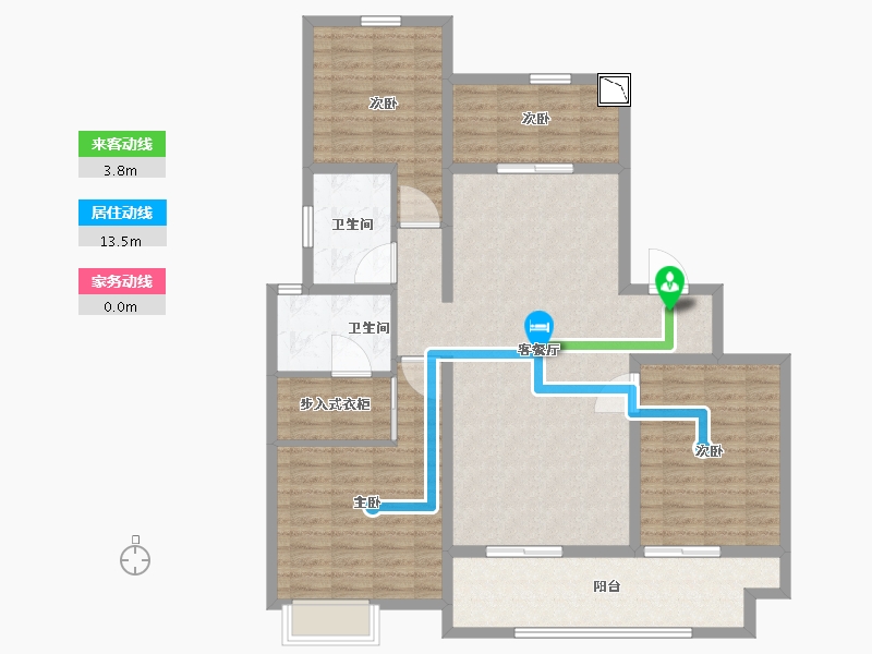 山东省-青岛市-海尔产城创鼎世华府-118.01-户型库-动静线