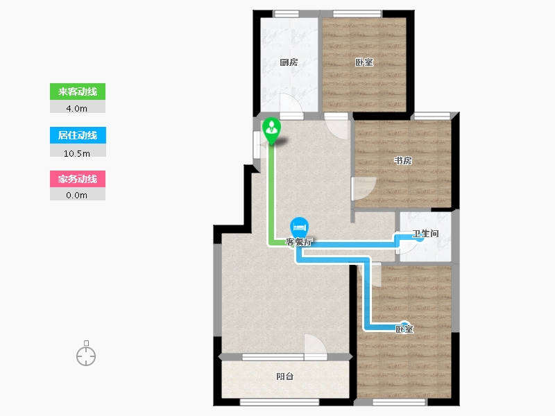 宁夏回族自治区-银川市-嘉屋文宸府-79.23-户型库-动静线