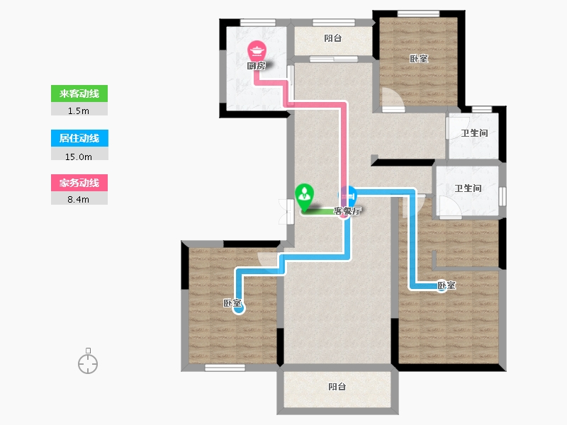 山东省-济南市-中铁逸都阅山-111.00-户型库-动静线