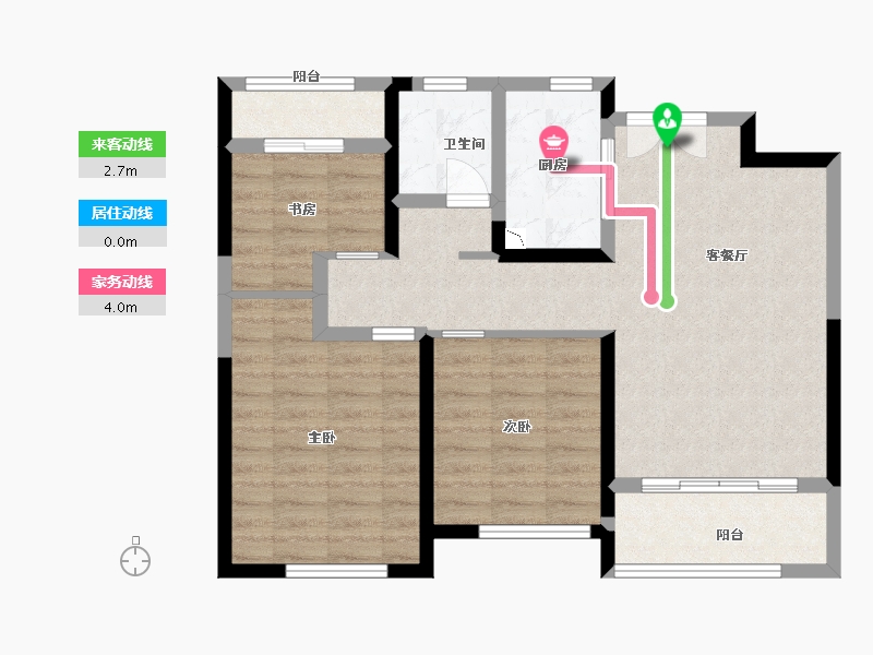 江西省-南昌市-恒润幸福誉品-77.00-户型库-动静线