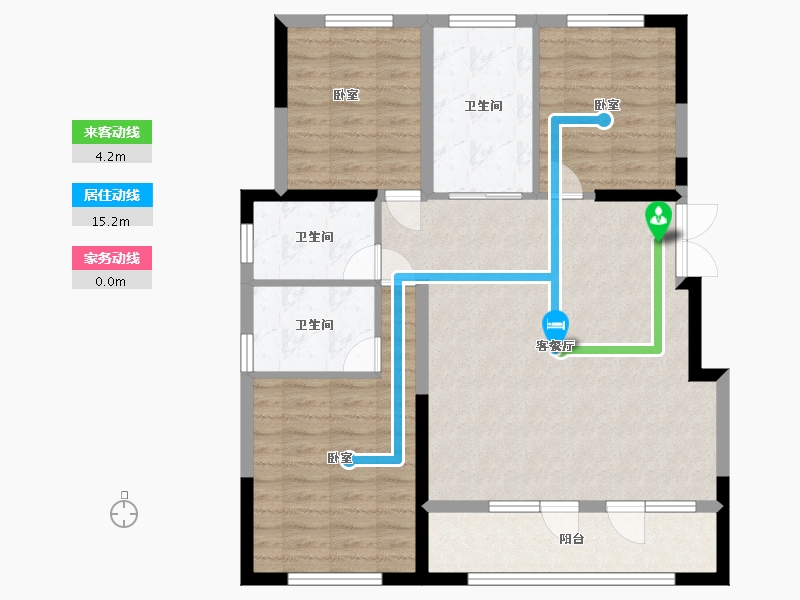 宁夏回族自治区-银川市-嘉屋文宸府-94.16-户型库-动静线