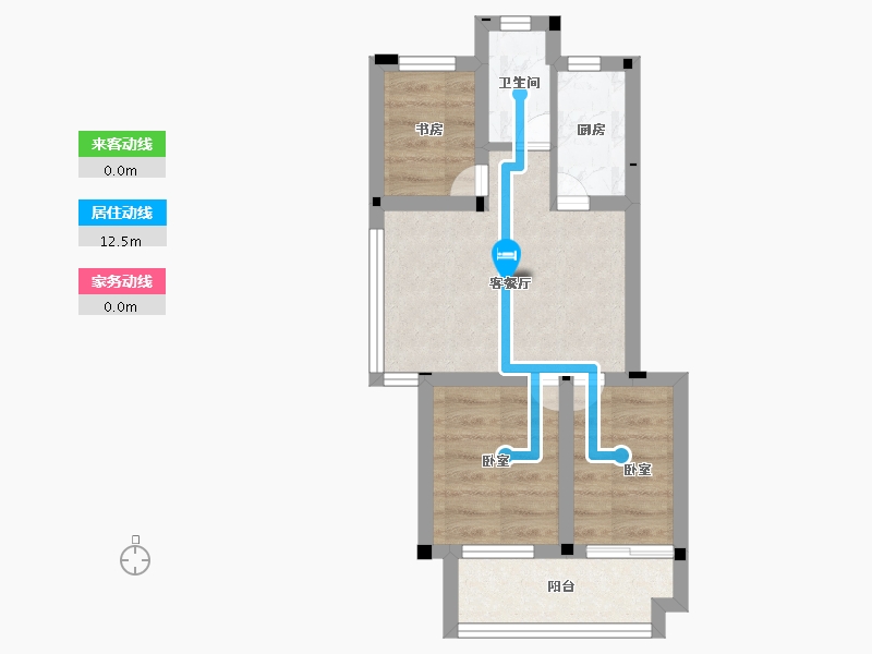 浙江省-绍兴市-崇城壹品-36.70-户型库-动静线