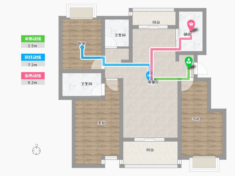 江西省-上饶市-欧景名城-94.00-户型库-动静线