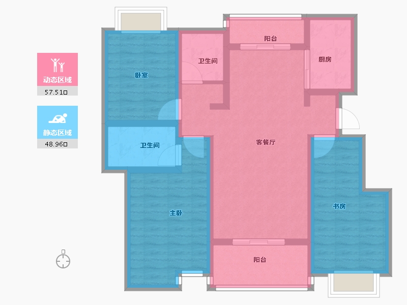 江西省-上饶市-欧景名城-94.00-户型库-动静分区