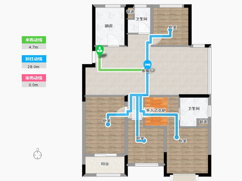 浙江省-湖州市-久立东华府-113.01-户型库-动静线