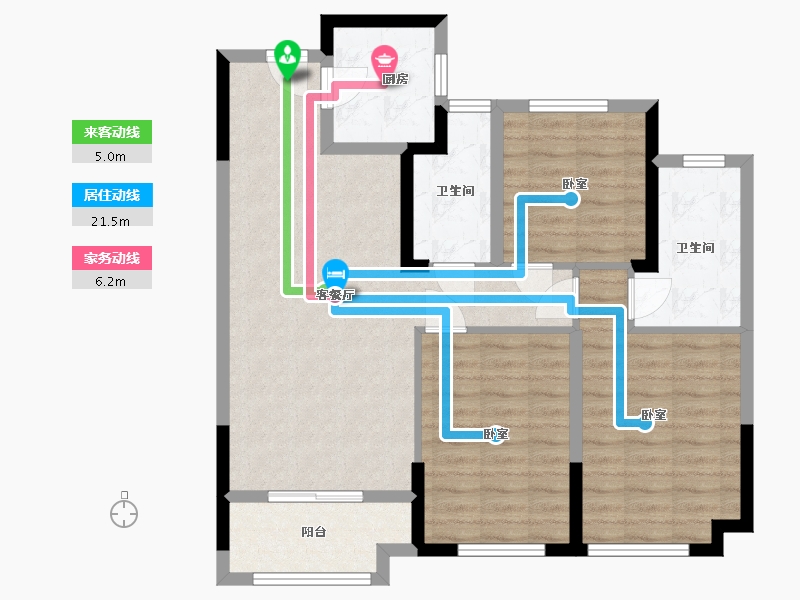 浙江省-湖州市-久立东华府-89.00-户型库-动静线