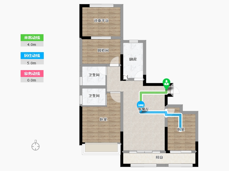 安徽省-合肥市-文一豪门金地-81.64-户型库-动静线